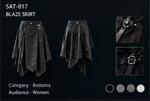 SAT-017 — Blaze Skirt