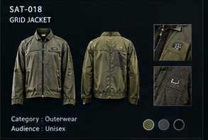 SAT-018 — Grid Jacket