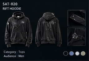 SAT-020 — RIFT HOODIE