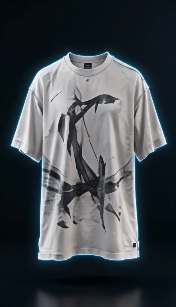 SAT-005 — Volt Tee — 360° hologram poster