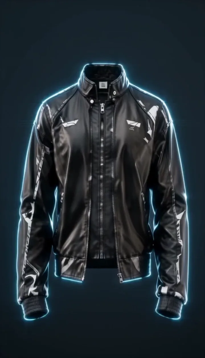 SAT-013 — Phantom Jacket — 360° hologram poster